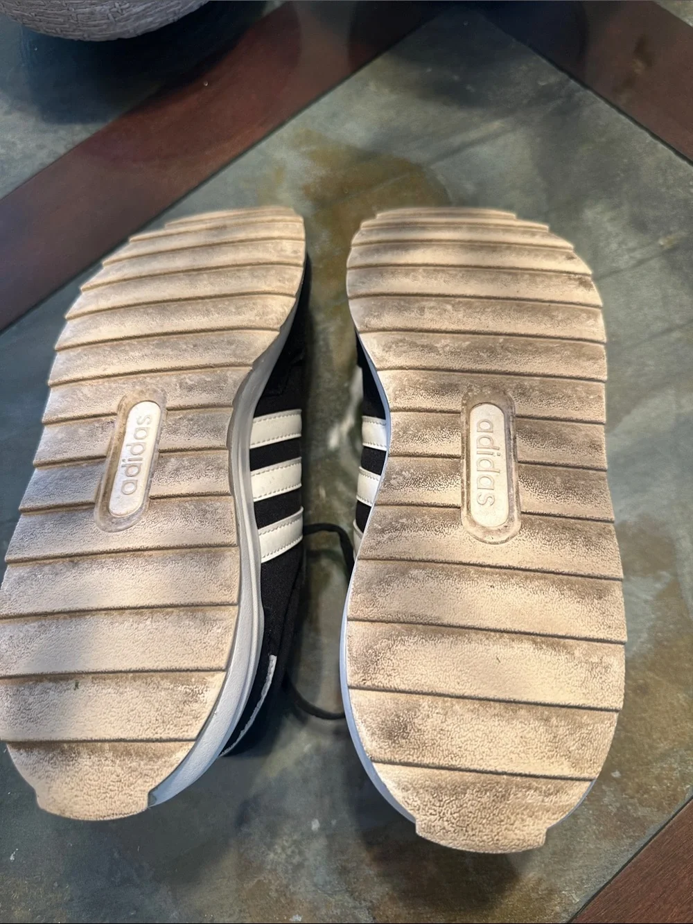 adidas Black and White Low-Top Sneakers